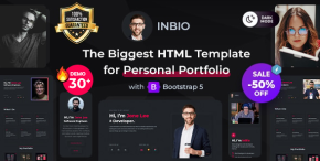 InBio - Personal Portfolio HTML Template